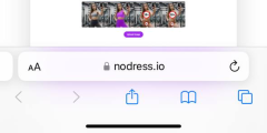 NoDress.AI website share button